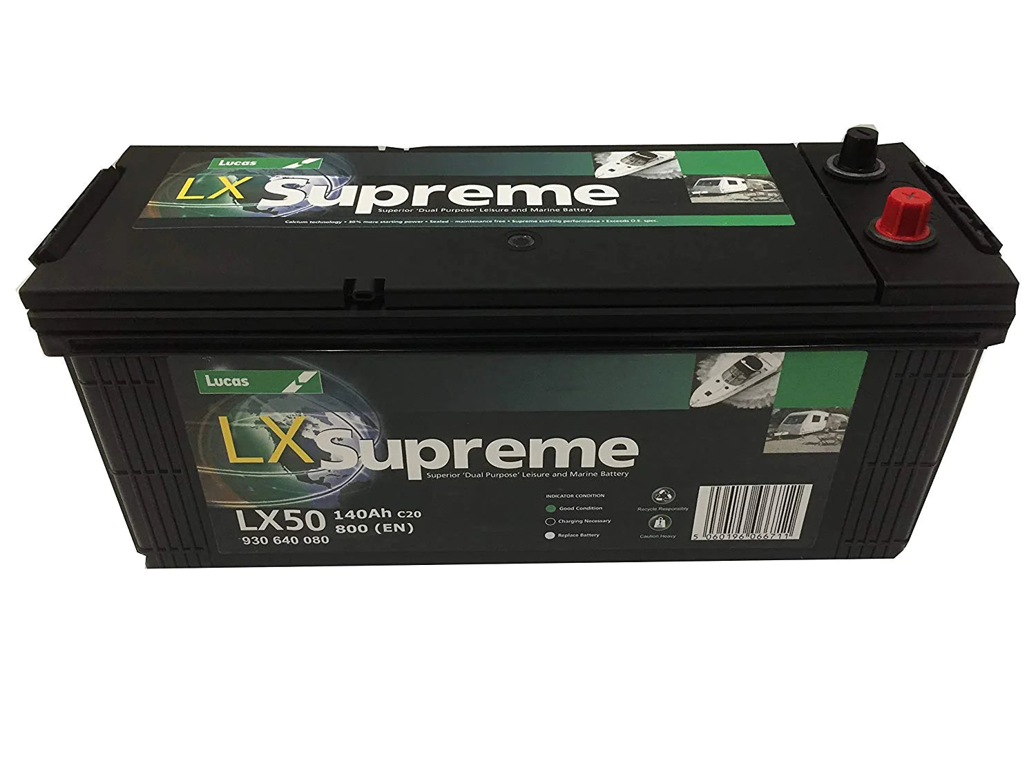 LX50 Lucas Premium Dual Battery 12V 140AH – Midland Battery Centre