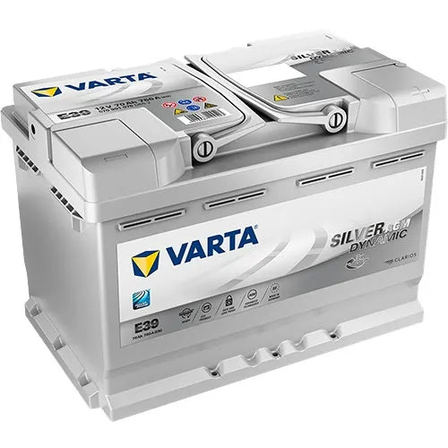 096AGM) E39 VARTA START STOP AGM 12V 70AH – Midland Battery Centre