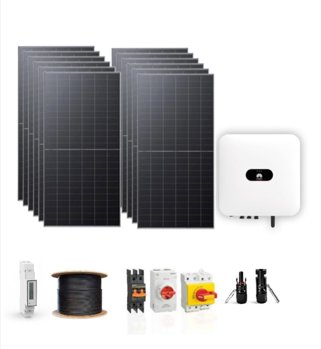 10 x Jinko 435W Solar Panels + Huawei 3KW Hybrid Inverter Bundle