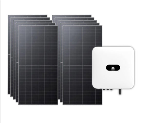 10 X Jinko 435W Solar Panels + Huawei 3KW Hybrid inverter