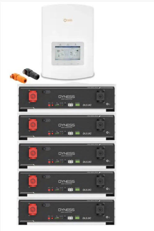 Solis 5KW Hybrid inverter + Dyness 25.6kWh Battery Bank