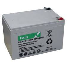 LSLA12-12 LUCAS 12V 12AH AGM STANDBY BATTERY